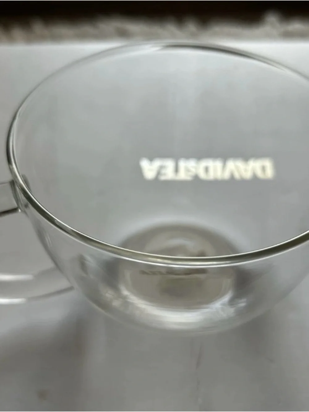 New In Box DAVIDsTea Glass Teapot & Teacup Set